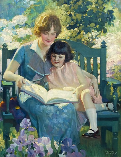 Andrew Loomis, A Garden Story
Oil on Canvas