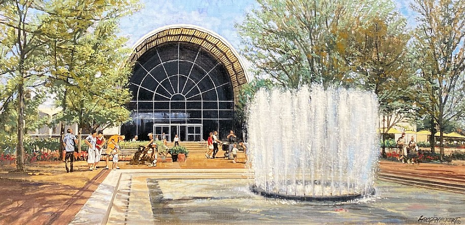 Don Langeneckert, Shaw's Botanical Garden, St. Louis, MO
2010, Oil on Canvas