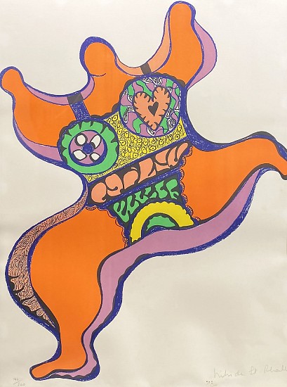 Niki De Saint Phalle, Nana<br />
<br />
1971, Color Lithograph