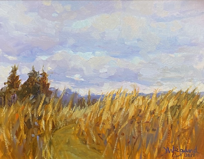 Julie Wiegand, Winter Prairie
Oil on Board