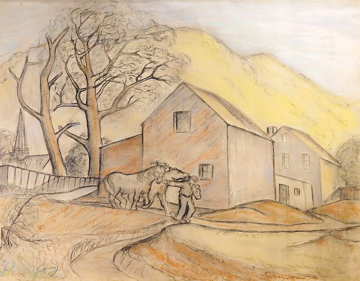 John Steuart Curry, Wisconsin Twilight
1934, Mixed Media