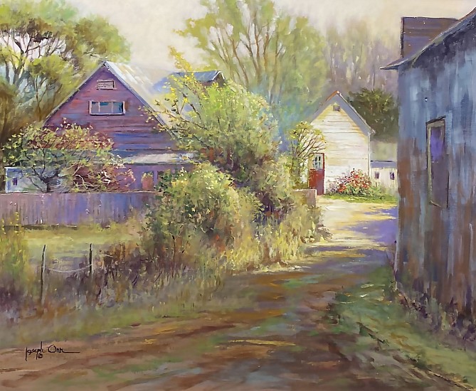 Joseph Orr, House with Rose Bush
Acrylic on Canvas