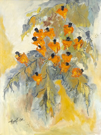 Montien Boonma, Abstract Composition
Oil on Canvas