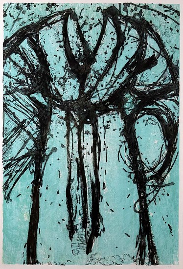 Jim Dine, Blue Carborundum Robe
1992, Woodcut and Carborundum Print