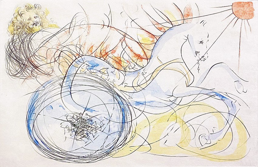 Salvador Dali, Elijah
1975, Etching