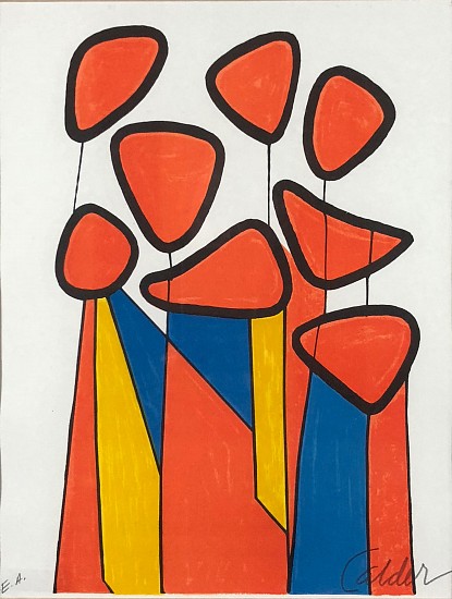 Calder, Squash Blossoms
Color Lithograph