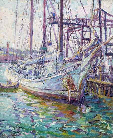 Kathryn Cherry, Gloucester Harbor
Oil on Canvas