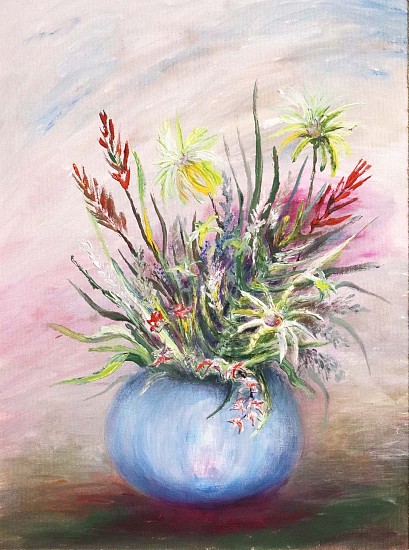 Robert E. Tindall, Spirit Flowers
Acrylic on Board
