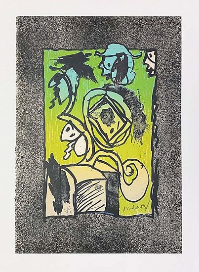 Pierre Alechinsky, Untitled
Color Lithograph
