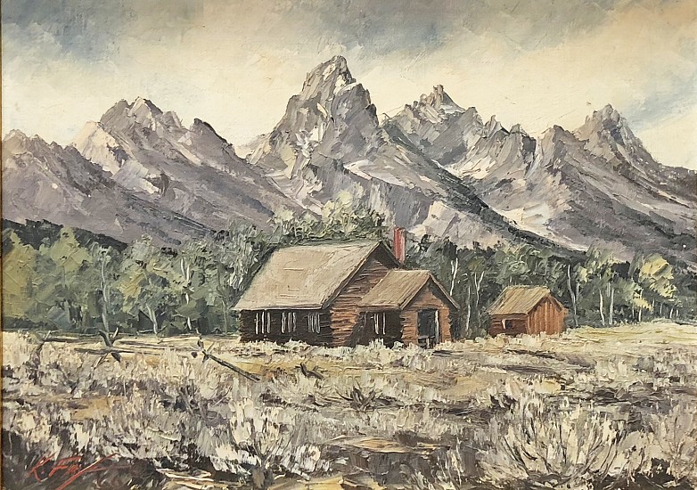 Keith Fay, Cabins in the Foothills
Oil on Canvas