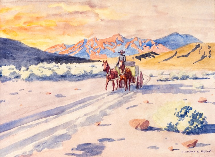 Leonard H Reedy, Arizona Sunset
Watercolor