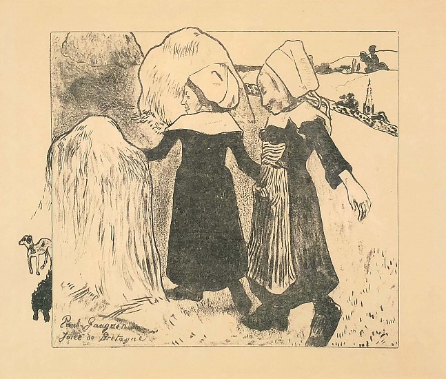 Paul Gauguin, Joies de Betagne
after 1900, Lithograph