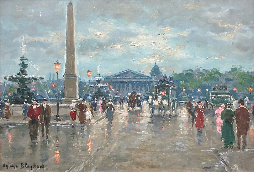 Antoine Blanchard, Place de la Concorde
Oil on Canvas