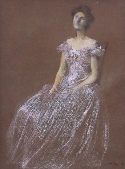 Thomas Wilmer Dewing, In Repose
c.1900-1910, Pastel